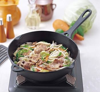 Amazon｜岩鋳 Iwachu フライパン24 黒焼付 内径23.5cm IH対応 南部鉄器