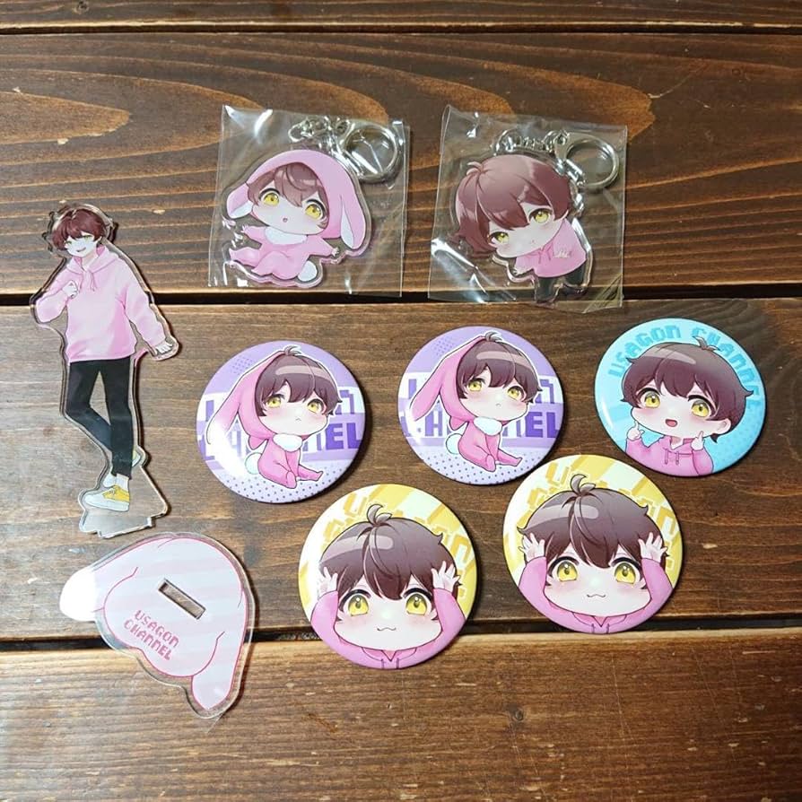 Amazon.co.jp: うさごん グッズ アクスタ アクキー 缶バッジ : おもちゃ