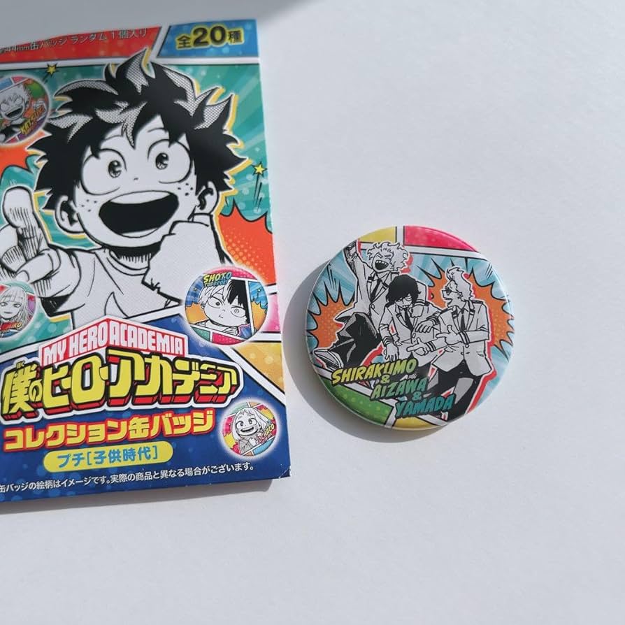 Amazon.co.jp: 僕のヒーローアカデミア コレクション缶バッジプチ 子供