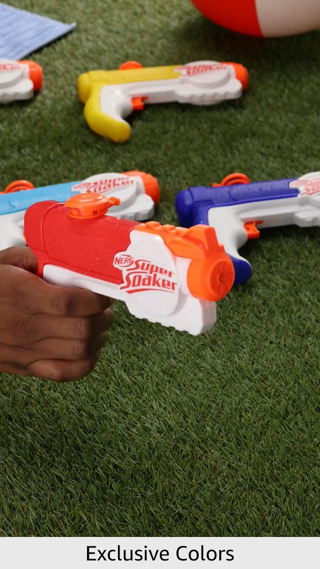 Amazon.com: NERF Super Soaker Piranha Multipack Includes 5 Piranha