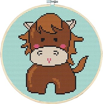 Amazon | Awesocrafts クロスステッチキット Qバージョンの干支馬 11CT
