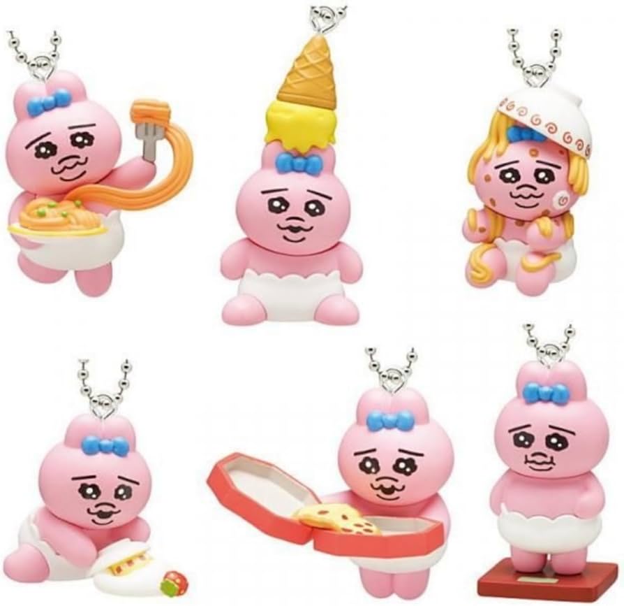 Amazon | 奇譚クラブ おぱんちゅうさぎ たべものいっぱいマスコット