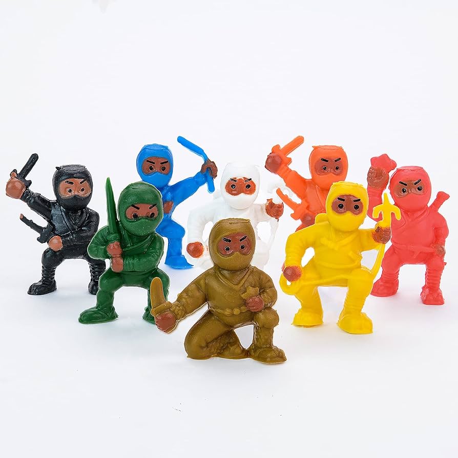 Amazon.com: Entervending Mini Ninja Gaming Action Figures - Ninja