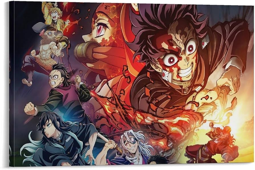 Amazon.co.jp: 鬼滅の刃 きめつのやいば 人気 熱血 アニメポスター