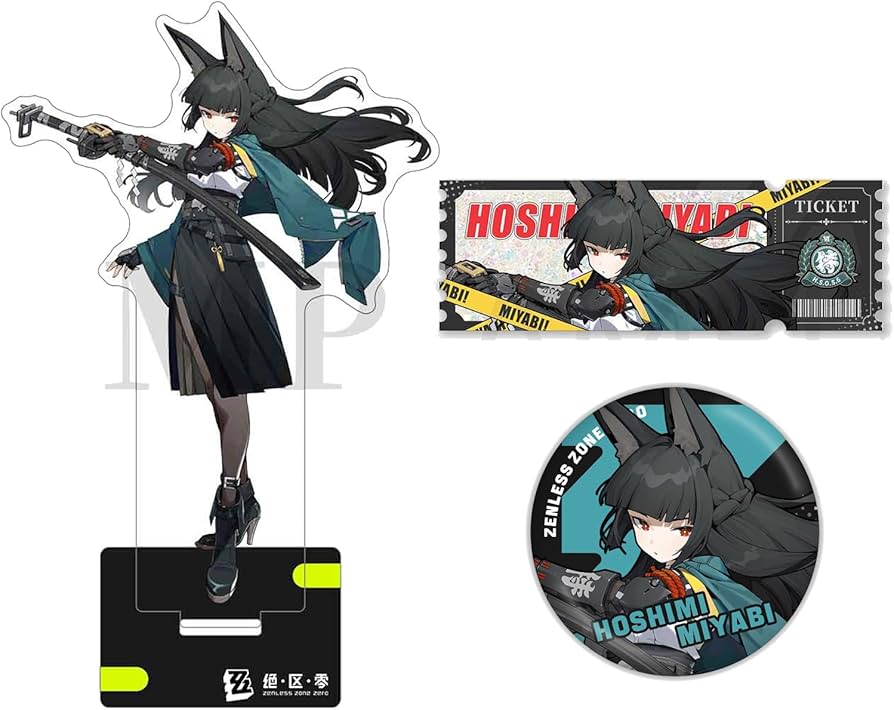Amazon.co.jp: ゼンレスゾーンゼロ 缶バッジ アクリルスタンド