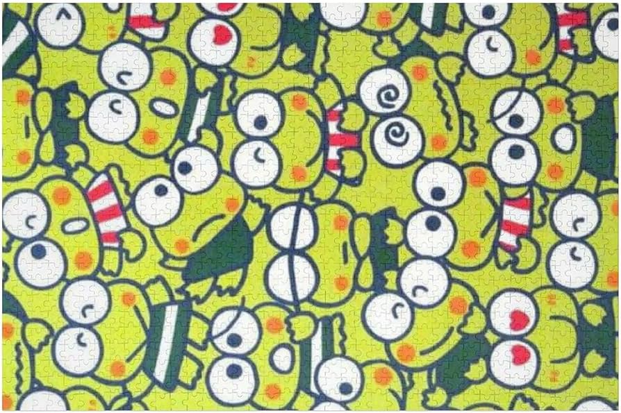 Amazon.co.jp: けろけろけろっぴ ジグソーパズル 500ピース 1000ピース