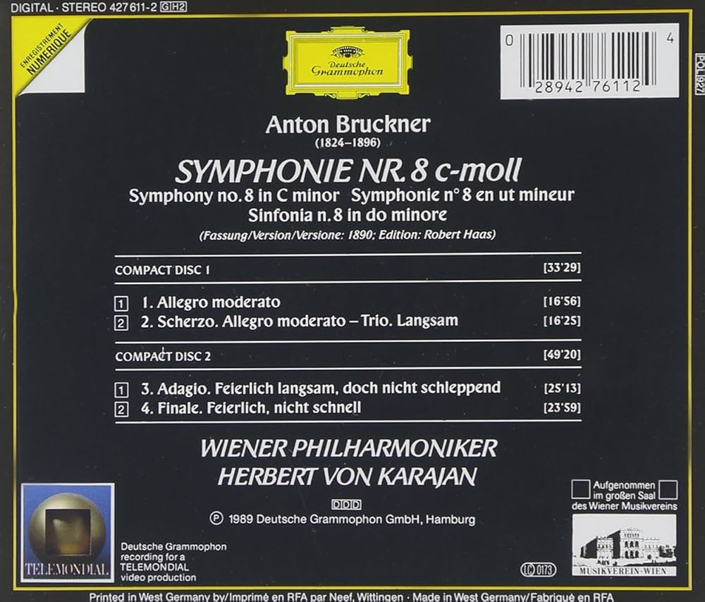 Anton Bruckner, Herbert von Karajan, Vienna Philharmonic Orchestra
