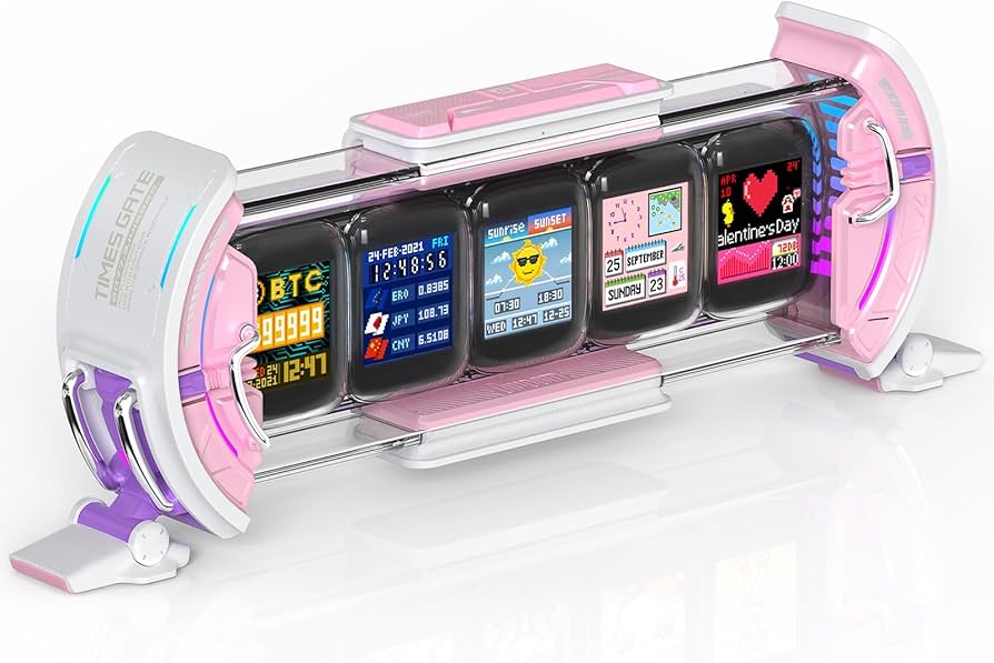 Amazon.co.jp: Divoom Times Gate 5Wayデジクロック スチームパンク風