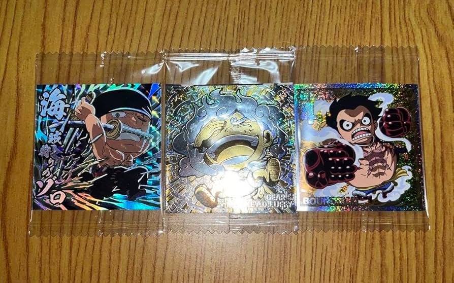 Amazon.co.jp: ワンピース大海賊シールウエハース 表ニカ 裏ギア2 ギア