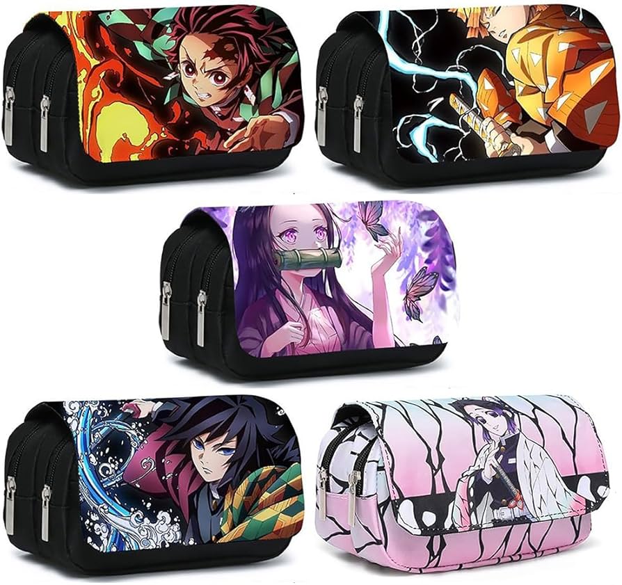 Amazon.co.jp: 禰豆子 ペンケース 鬼滅の刃 非公式 竈門炭治郎 我妻善