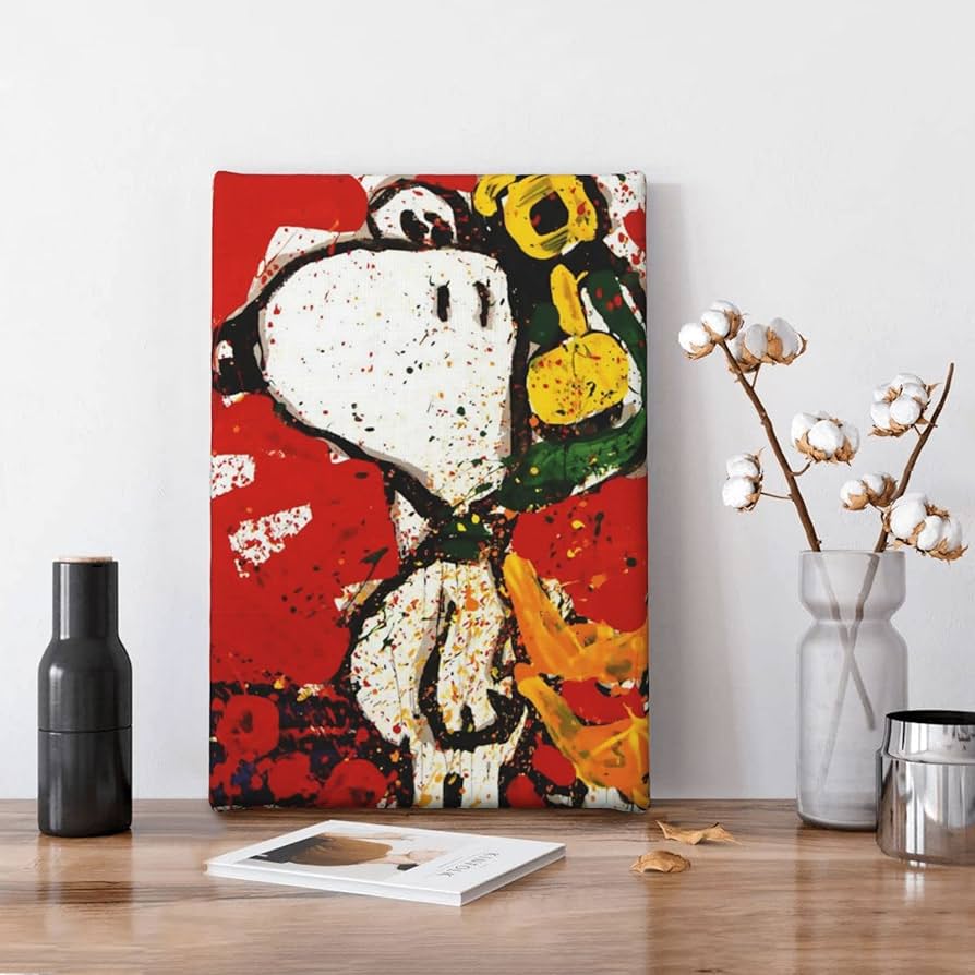 Amazon.co.jp: アートポスター ピーナッツ スヌーピー アートパネル