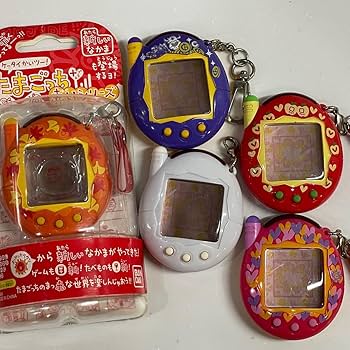 Amazon | 祝ケータイかいツー！たまごっちプラス 赤いシリーズ 5個