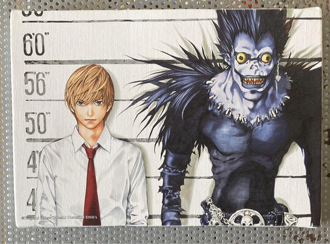 Amazon.co.jp: 「DEATH NOTE」アートボード 小畑健展 夜神月 リューク