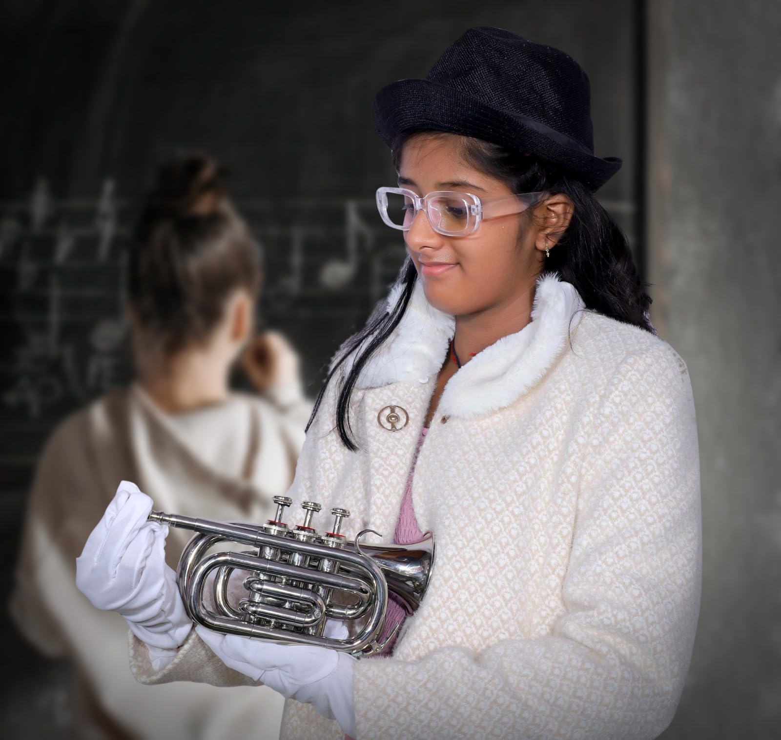 Amazon.co.jp: Sai Musical インディア ポケットトランペット Bb