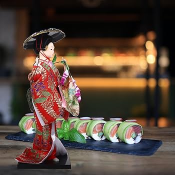 Amazon | VORCOOL 日本人形 芸者人形 舞踊 舞妓 日本のお土産