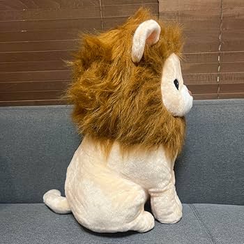 Amazon.co.jp: ぬいぐるみ＊ライオンになりきったねこちゃん＊おすわり