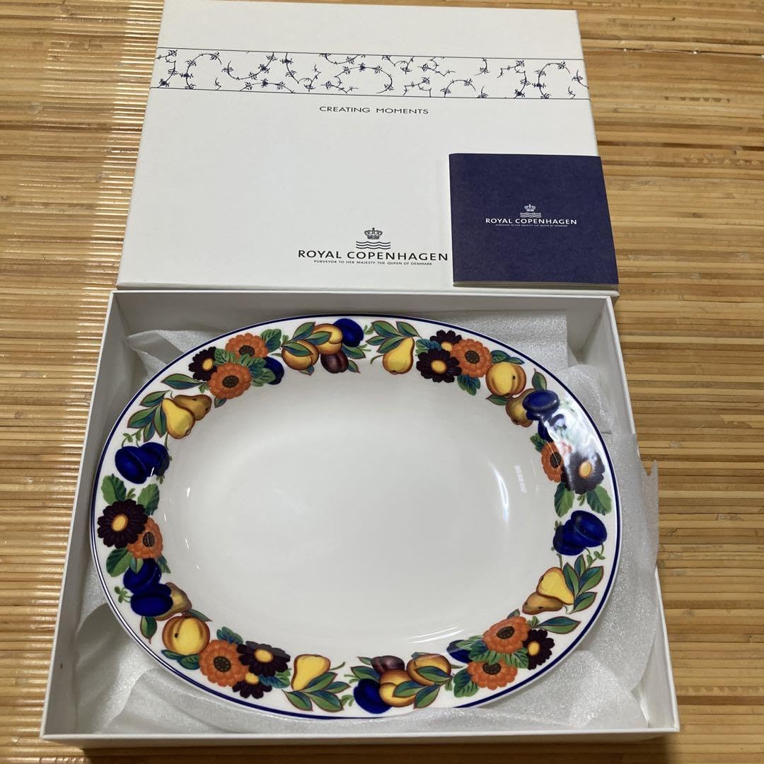 ☆ロイヤルコペンハーゲン Golden Summer 小鳥ハンドルバスケット