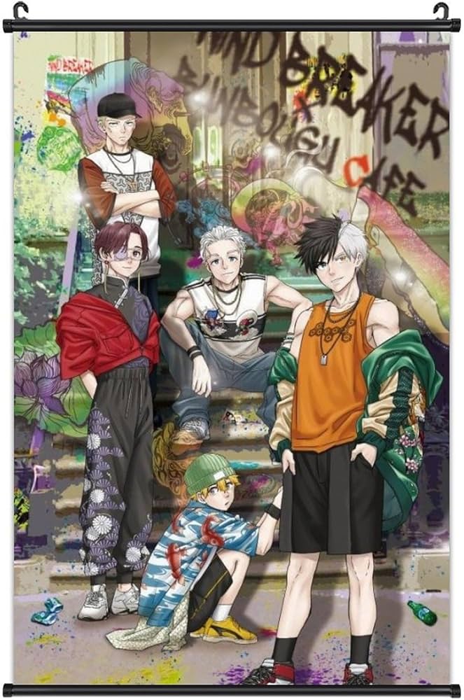 Amazon.co.jp: WIND BREAKER ウィンドブレイカー 掛ける絵 ポスター 桜