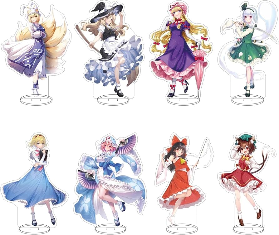 Amazon.co.jp: 東方 周辺 アクリルスタンド 魂魄妖夢 十六夜咲夜 霧雨