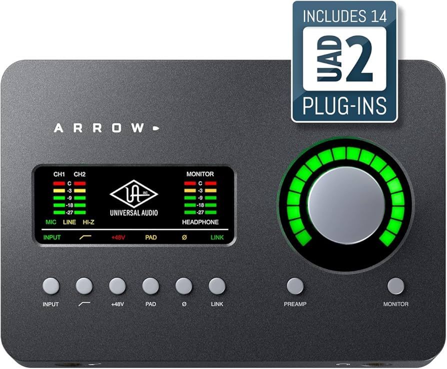 Amazon.co.jp: Universal Audio ARROW アナログ2イン/4アウト