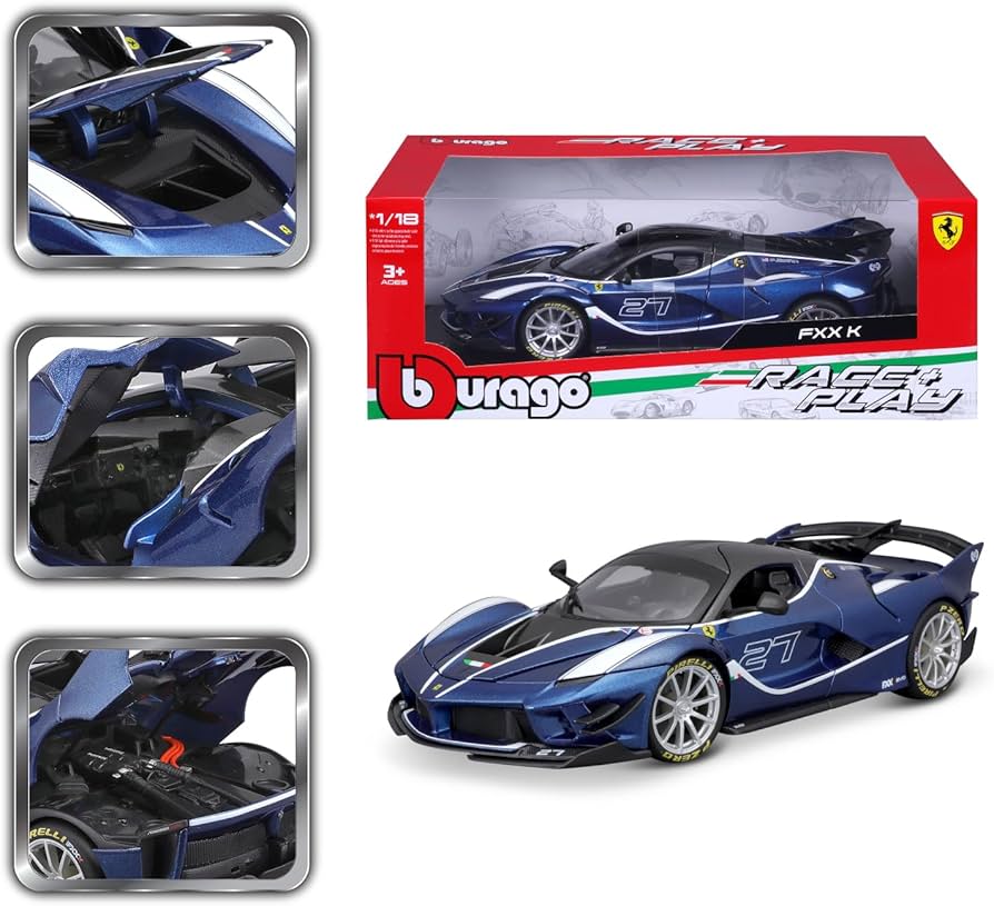 Amazon.com: Bburago Ferrari FXX-K EVO Model Car 1:18 Scale Ferrari