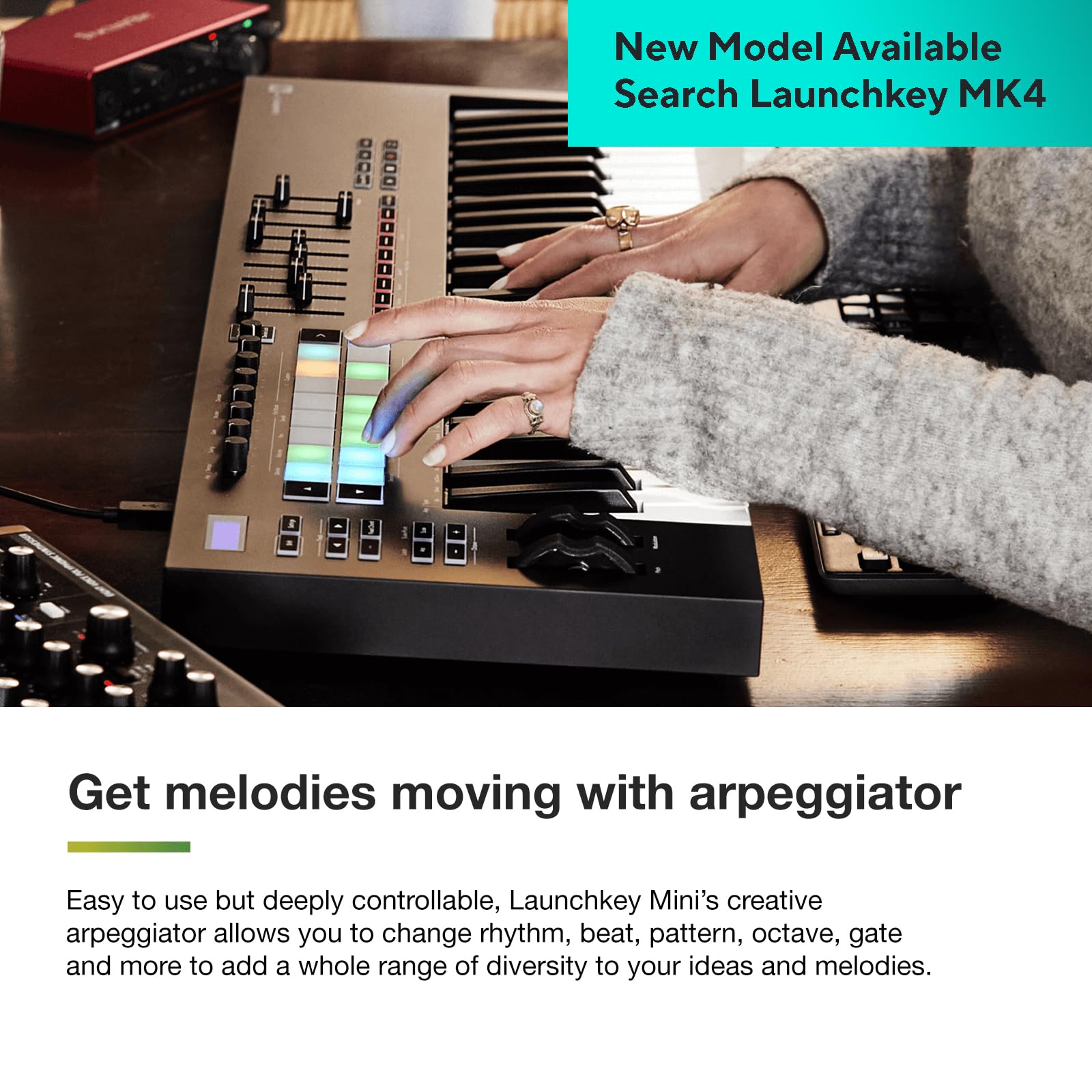 Novation Launchkey 49 [MK3] MIDI Keyboard Controller for Ableton