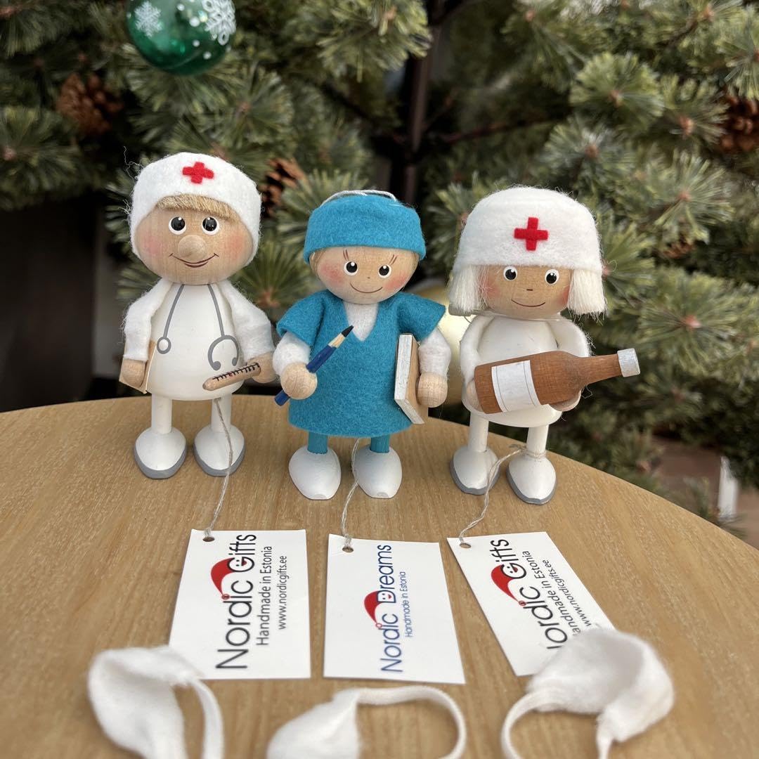 ノルディカニッセノルディックギフト看護婦助産師ナースお医者さん出産
