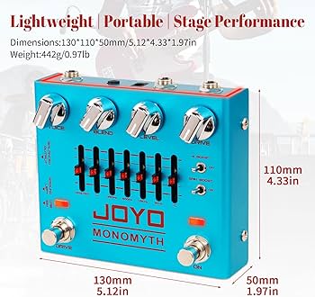 Amazon.com: JOYO Bass Guitar Pedals Overdrive Amp Simulator Effect