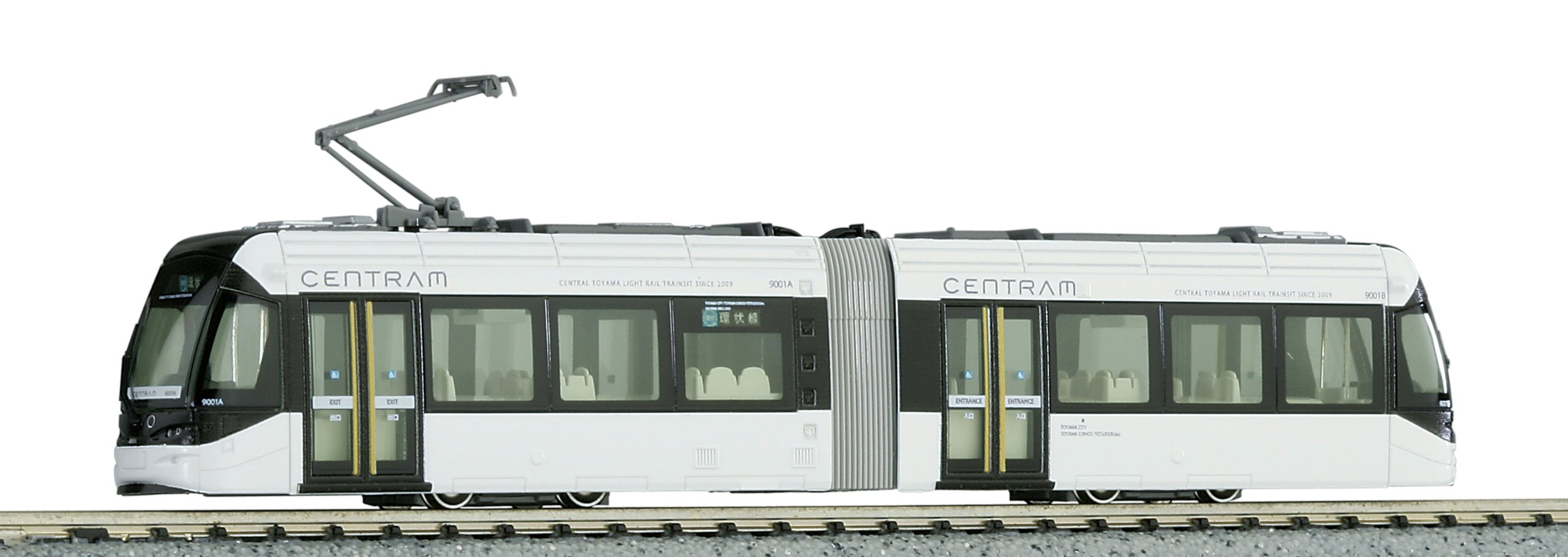 Amazon | KATO Nゲージ 富山市内電車環状線9001 セントラム 白 14-802