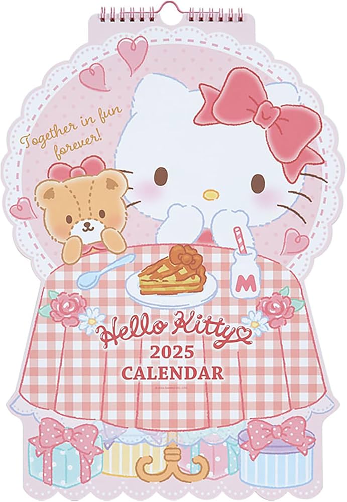 Amazon.co.jp: サンリオ(SANRIO) ダイカットカレンダー 2025年 ハロー