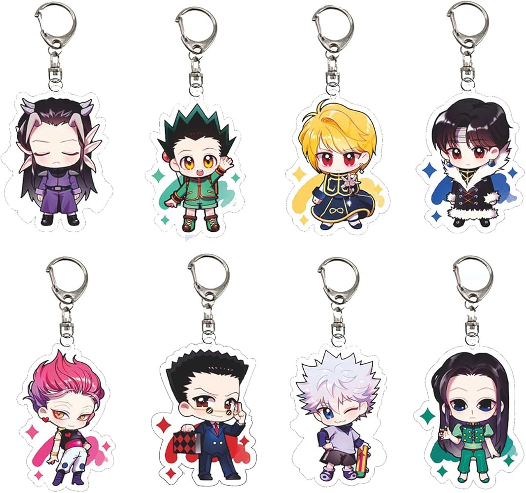 Amazon.co.jp: [OrcoW] ハンターハンター キーホルダー 8個セット ゴン