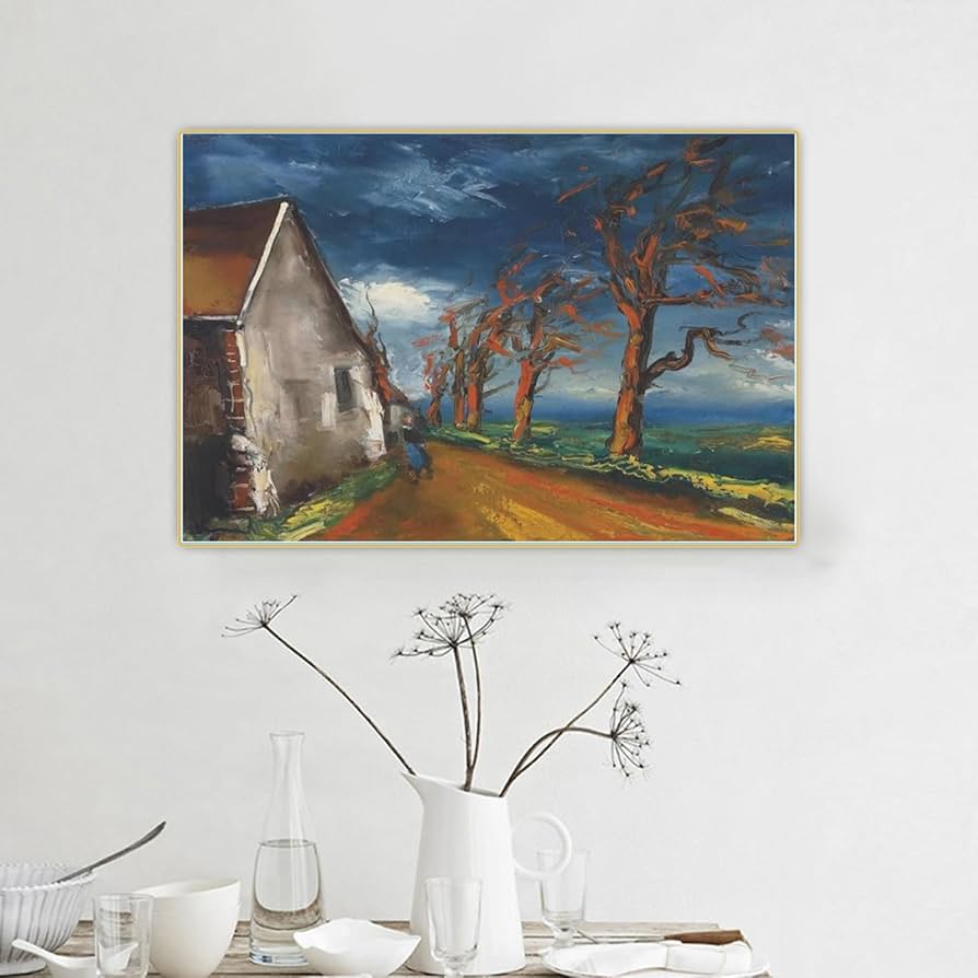 Amazon.co.jp: モーリス・ド・ヴラマンクのポスターとプリントレトロな