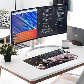 Amazon.co.jp: デスクマット キーボードパッド ブルーアーカイブ