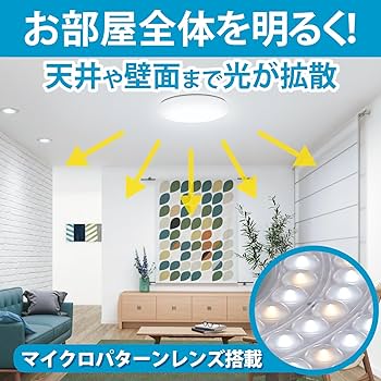 Amazon | HotaluX（ホタルクス） LEDシーリングライト HLDC12656SGA