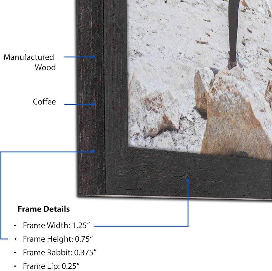 Amazon.com - ArtToFrames 50x75 CM / 19.69x29.53 INCH Brown Picture