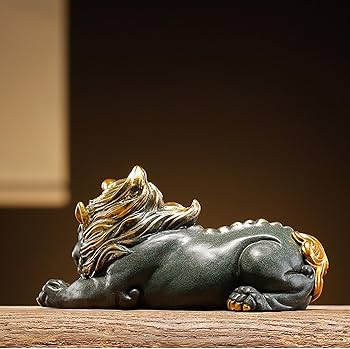 Amazon.co.jp: OBOROZUKI 貔貅 ヒキュウ 金運置き物 偏財運 インテリア