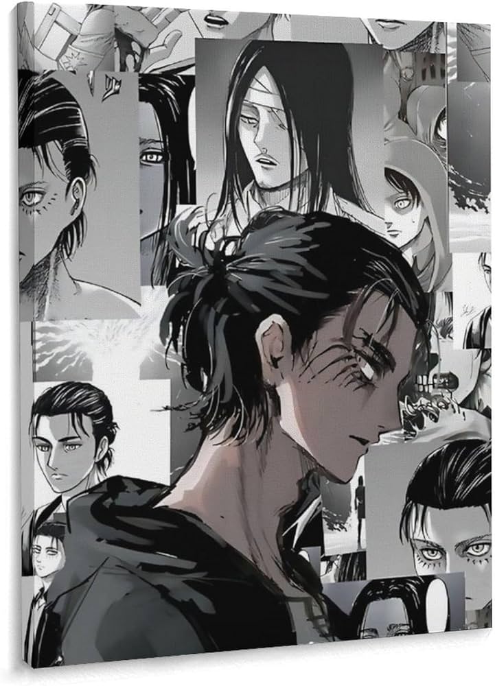 Amazon.co.jp: アートパネル 進撃の巨人 エレン・イェーガー 装飾画