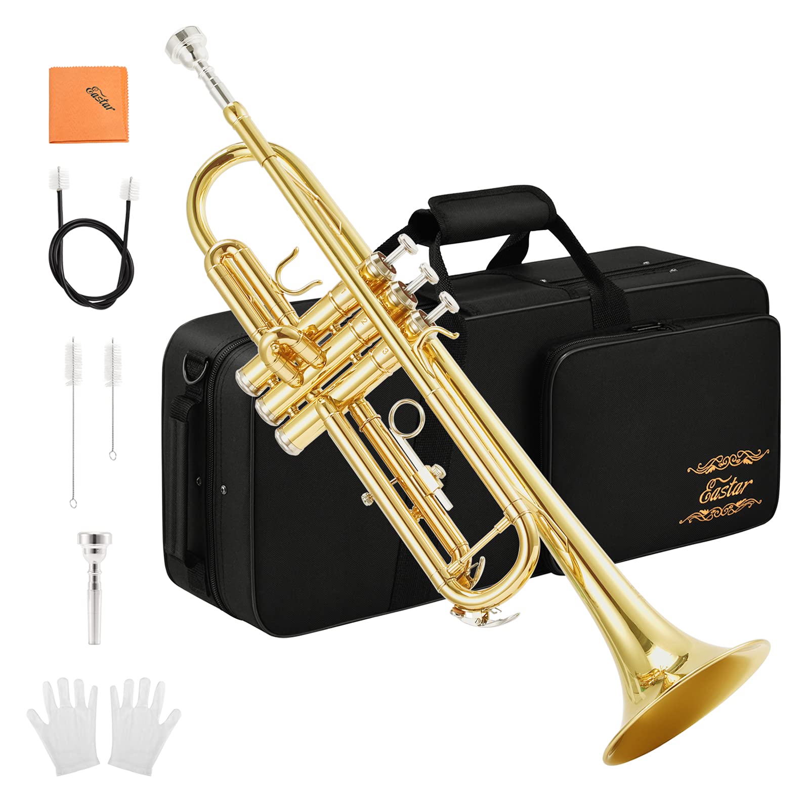 Amazon.com: Eastar Bb Standard Trumpet Set for Beginner, Brass