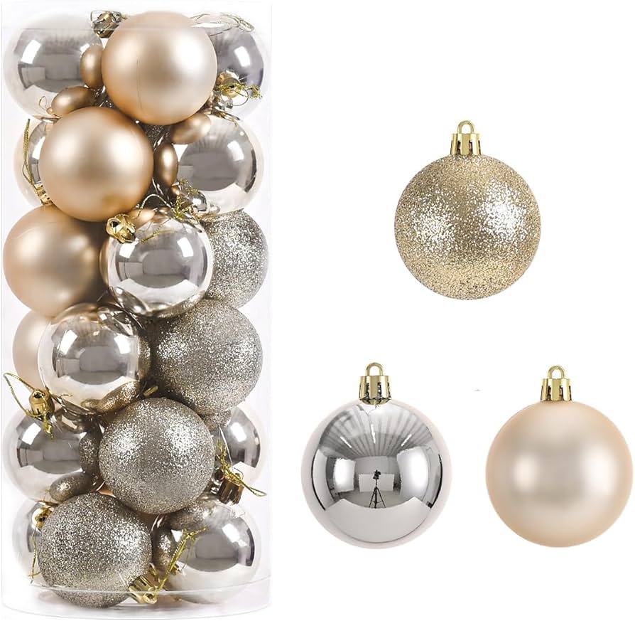 Amazon.co.jp: クリスマスボール クリスマスオーナメント シャンパン