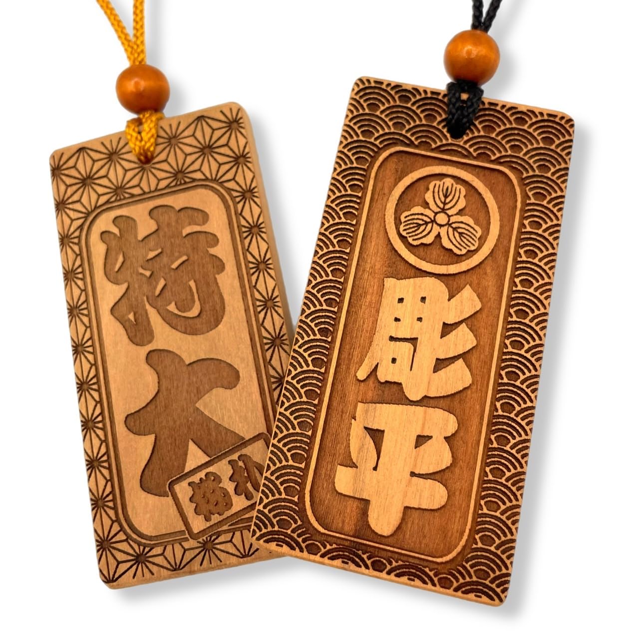 Amazon.co.jp: 本格さくら木札 特大札 90×45mm 厚み8mm 喧嘩札 名