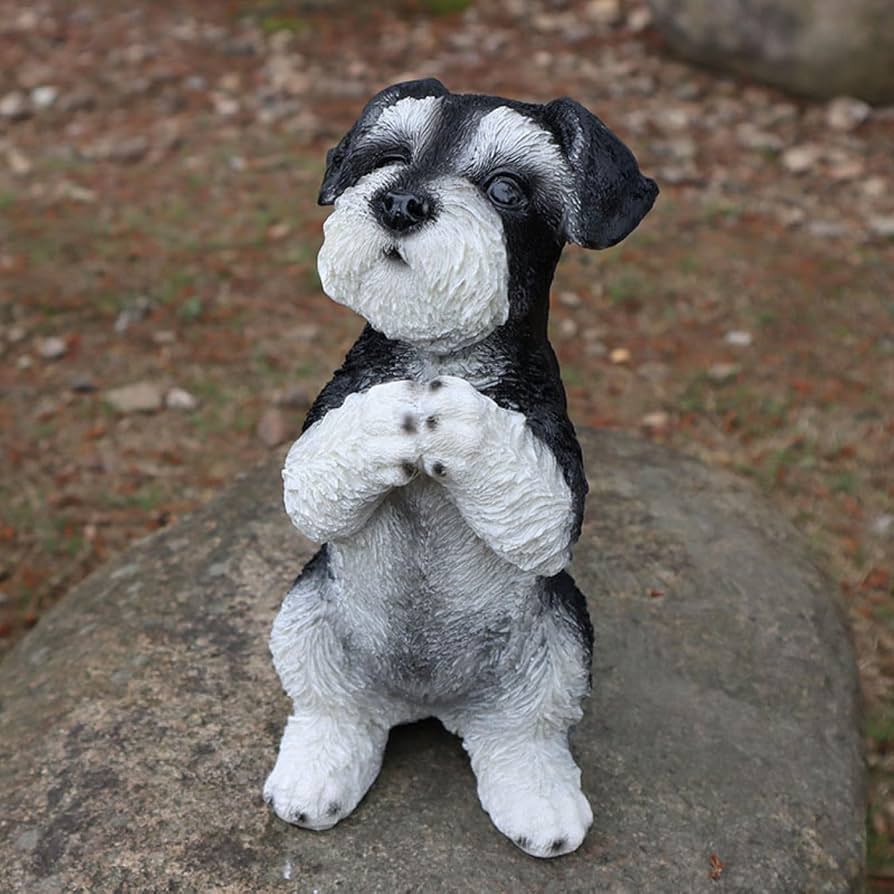 Amazon.co.jp: オーナメント 犬の置物 お願い犬 タイプ おもしろい 庭