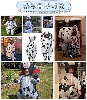 Amazon | [guangli] 牛 コスプレ 着ぐるみセット コスチューム 牛姿