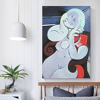 Amazon.co.jp: 画家 パブロ・ピカソ 世界の名画 赤い肘掛け椅子に座る