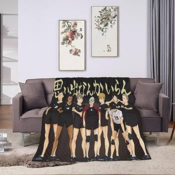 Amazon｜ハイキュー 稲荷崎 ブランケット フランネル 多機能フランネル