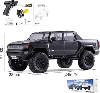 Amazon.co.jp: FMS 1/18 ラジコンカー RCクローラー RTR FCX18 ハマー