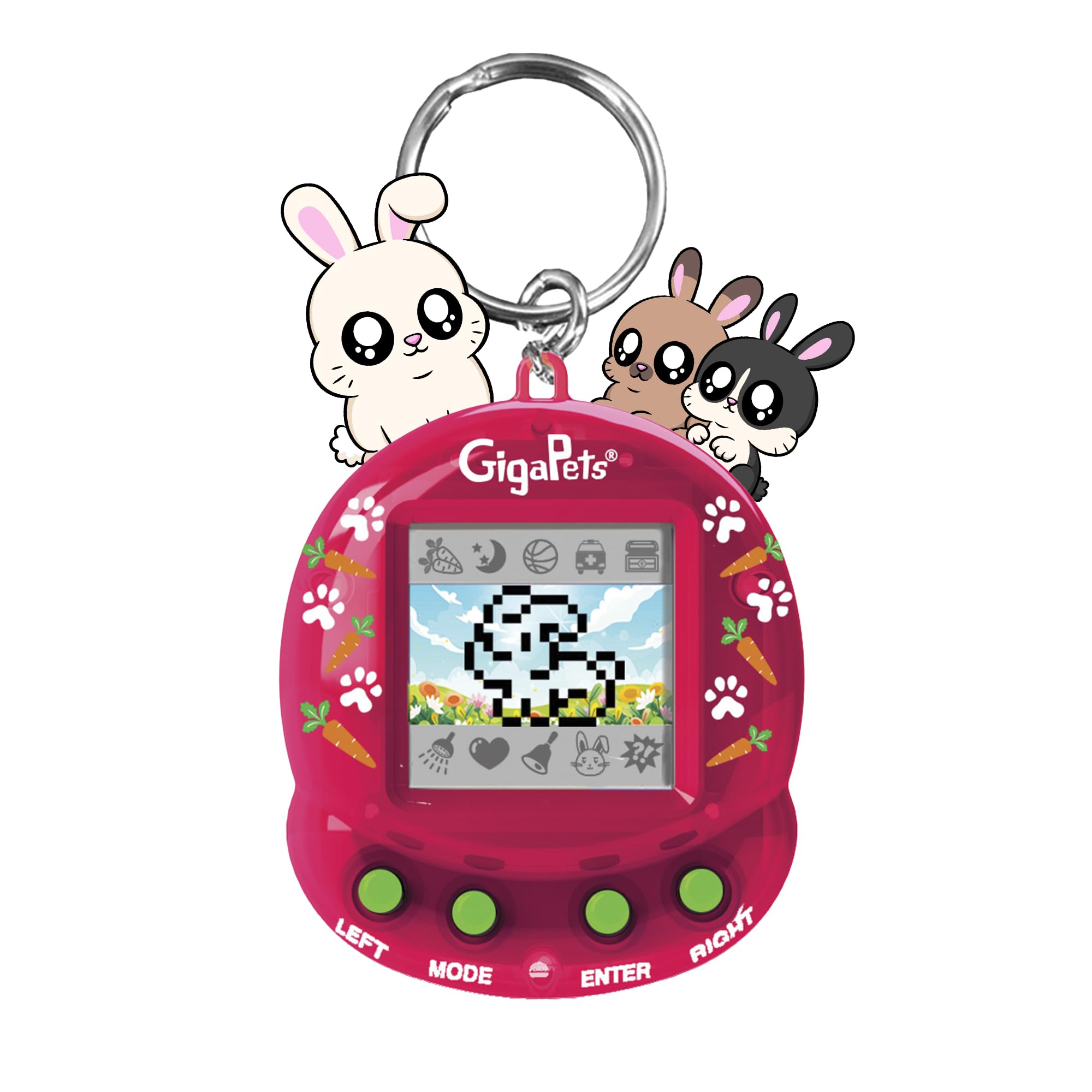 Amazon.com: Giga Pets Bit Bunnies Interactive Digital Pet Toy