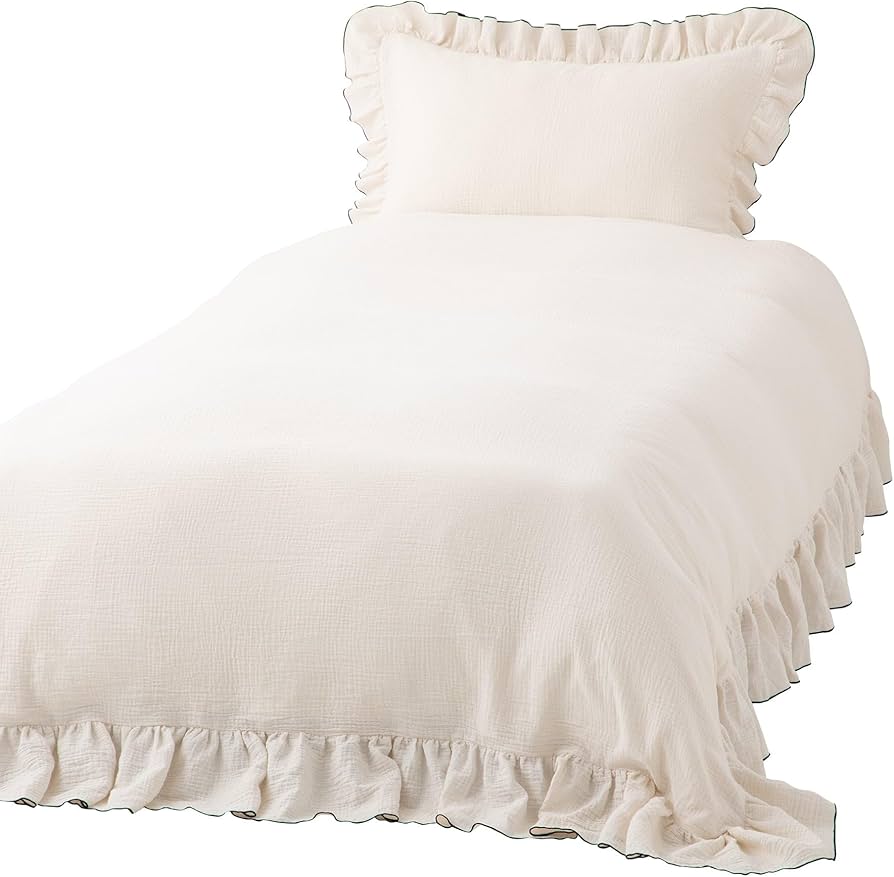 Amazon｜Francfranc フランフラン ふんわりやわらか フリル ガーゼ