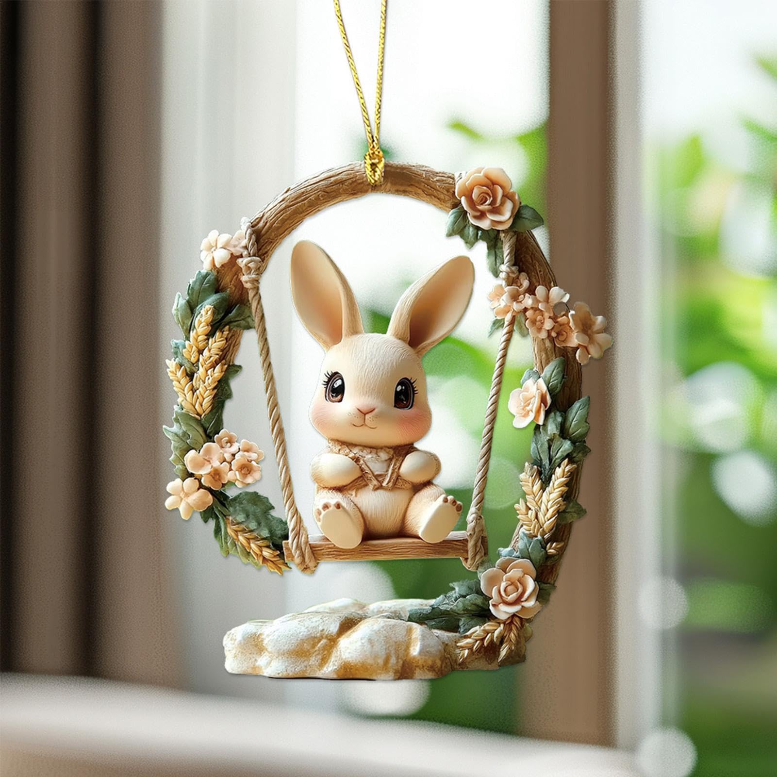 Amazon.co.jp: バニーオーナメント、イースターバニーの装飾品|漫画2D