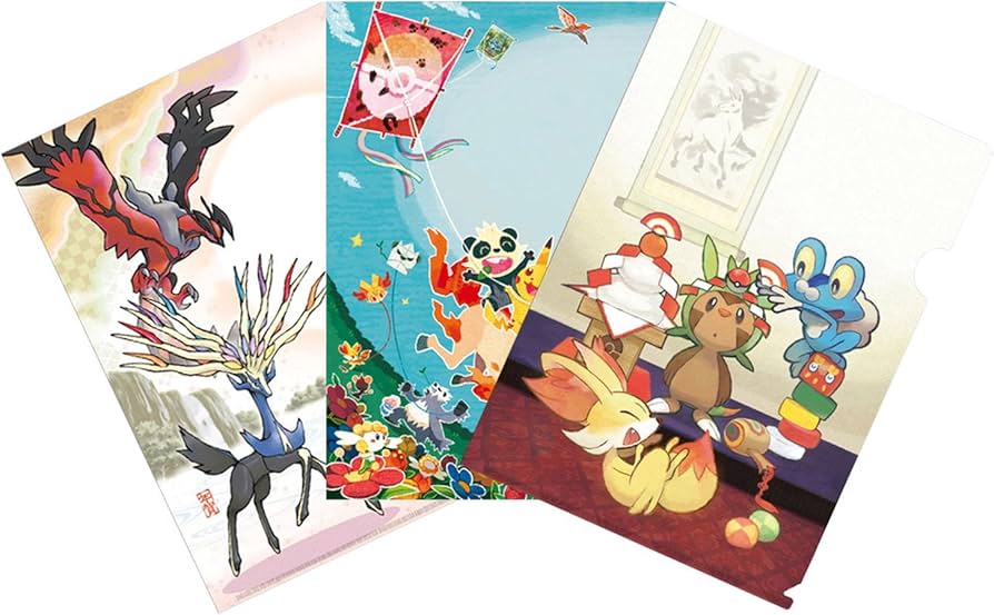 Amazon.co.jp: ポケモンセンターオリジナル A4クリアファイル3枚セット