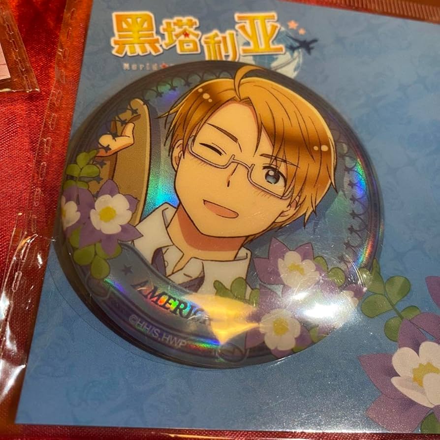 Amazon.co.jp: ヘタリア world??stars メタリック缶バッジ 海外限定 全